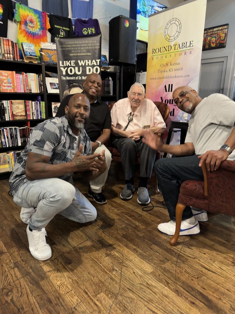 l-r SJ Hazim, Lamont Jackson, Dr. Walt Menninger and Dr. Jerry Doby