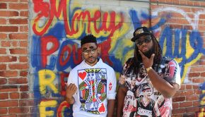 Los Angeles, CA - l-r Butta and Bizkit visit The Hype Magazine office (Photo Credit: Jerry Doby / The Hype Magazine