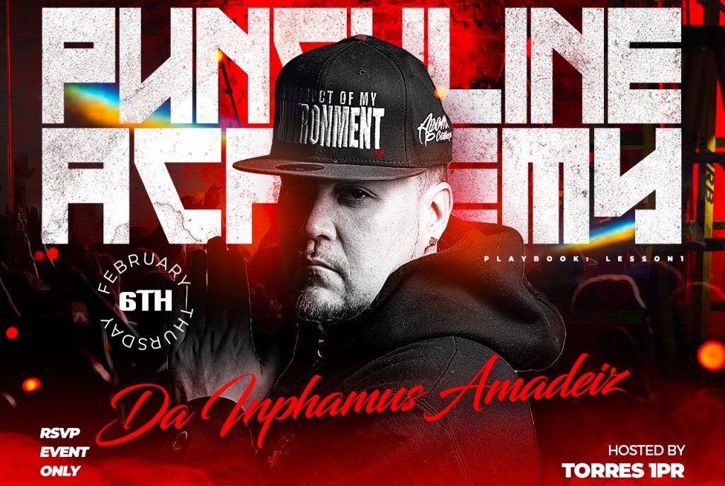 Amadeuz - "The Punchline Academy Lesson 1" listening session artwork
