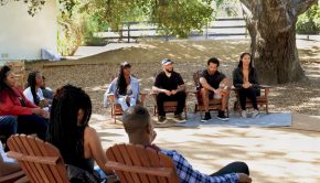 THE NEVER EVER METS: The couples prepare to take part in a special Karma Sutra bonding exercise - OWN: Oprah Winfrey Network