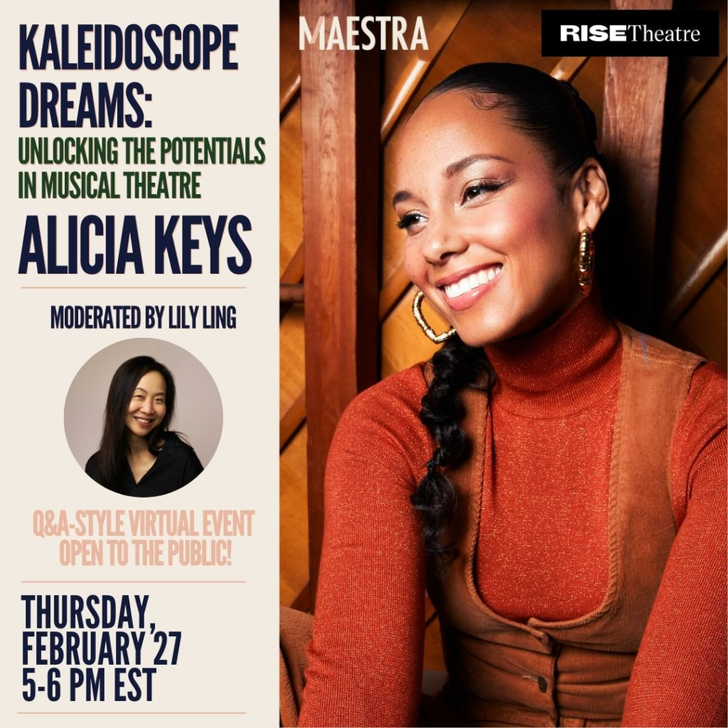 Alicia Keys Kaleidoscope Dreams - Lily Ling - Rise Theatre - Poster
