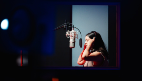Lu in the booth
